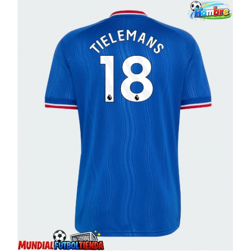 Camiseta Manchester United Youri Tielemans #18 Segunda Equipación Replica 2026-27 mangas cortas